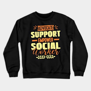 School Social Worker & Mental Health Awareness Month Crewneck Sweatshirt